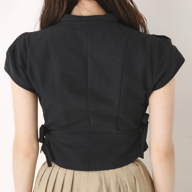 SLY(スライ)のSLY  今季 VINTAGE COLLAR PEPLUM TOPS レディースのトップス(カットソー(半袖/袖なし))の商品写真