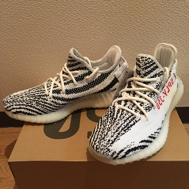 卸し売り購入 adidas - adidas yeezy boost 350 zebra 26.5cm 8.5