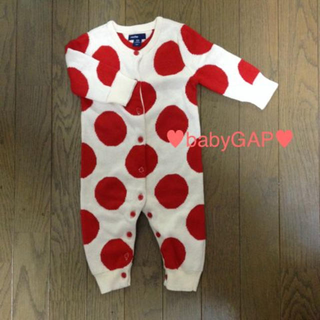 babyGAP(ベビーギャップ)のbabyGAP60 ロンパ キッズ/ベビー/マタニティのベビー服(~85cm)(ロンパース)の商品写真