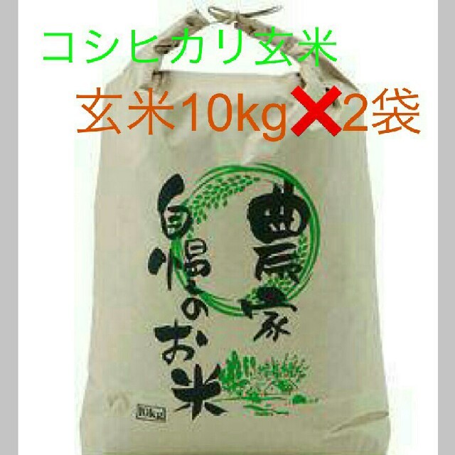 29年度????滋賀県のコシヒカリ玄米20kg【10kg✖2袋】????送込　米/穀物