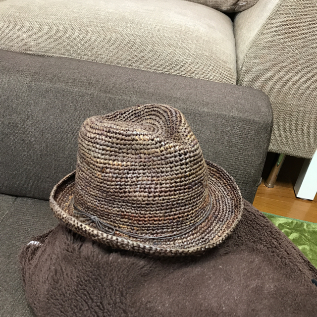MUJI (無印良品)(ムジルシリョウヒン)の無印良品  ラフィア 帽子 レディースの帽子(麦わら帽子/ストローハット)の商品写真