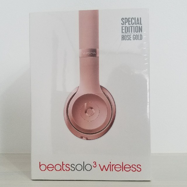 Beats by Dr Dre(ビーツバイドクタードレ)のbeats solo3 wirelessローズゴールド☆取り置き品専用 スマホ/家電/カメラのオーディオ機器(ヘッドフォン/イヤフォン)の商品写真