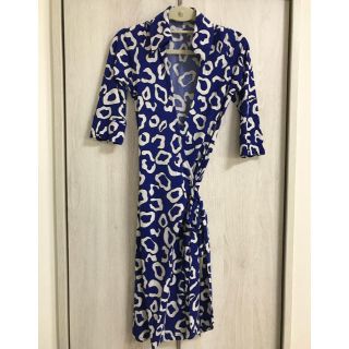 ダイアンフォンファステンバーグ(DIANE von FURSTENBERG)の新品☆ダイアン風ワンピース  S(ひざ丈ワンピース)