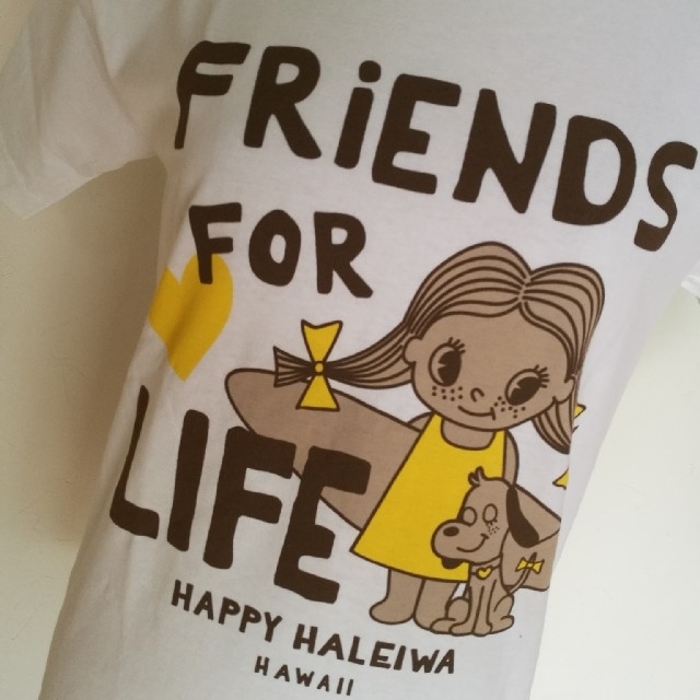 HALEIWA(ハレイワ)のハッピーハレイワハワイTシャツ Mサイズ 新品 レディースのトップス(Tシャツ(半袖/袖なし))の商品写真