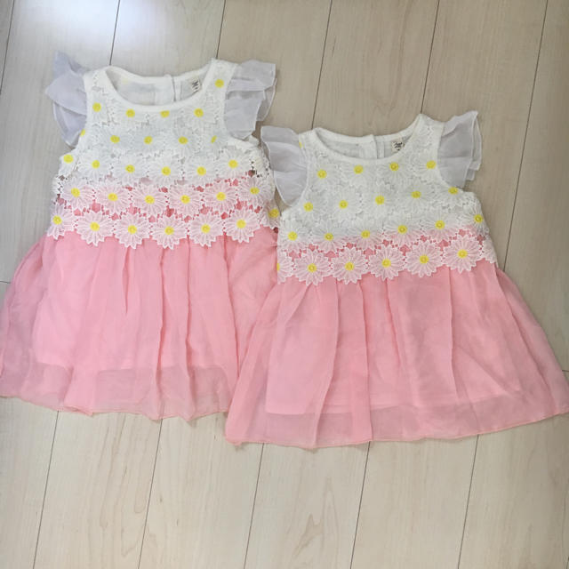 ワンピース⑅◡̈♡ キッズ/ベビー/マタニティのキッズ服女の子用(90cm~)(ワンピース)の商品写真