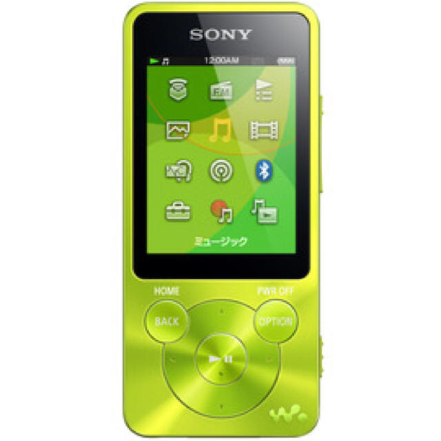 WALKMAN(ウォークマン)の[SONY]WALKMAN NW‐S14 グリーン スマホ/家電/カメラのオーディオ機器(ポータブルプレーヤー)の商品写真