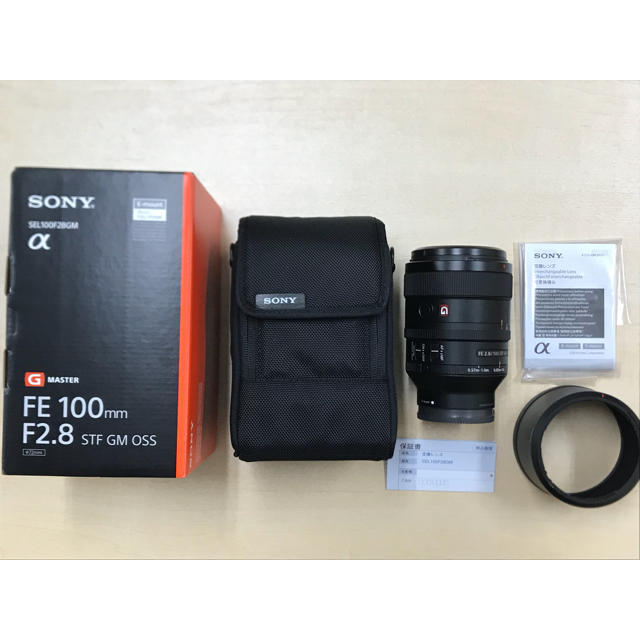 正規品! FE100mm SONY ソニー - SONY F2.8 SEL100F28GM GM STF レンズ