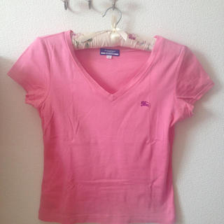 バーバリー(BURBERRY)のピンクの可愛いTシャツ♡(Tシャツ(半袖/袖なし))