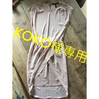 ビーシービージーマックスアズリア(BCBGMAXAZRIA)のBCBG大人ピンクワンピ(ひざ丈ワンピース)