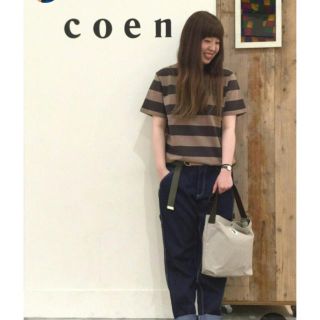 コーエン(coen)のcoen メンズボーダーＴシャツ(Tシャツ(半袖/袖なし))