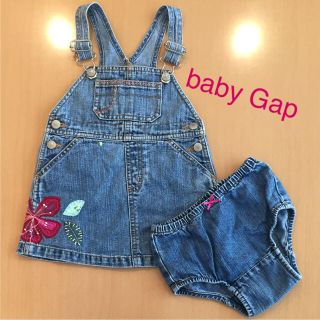 ベビーギャップ(babyGAP)のbaby Gap♡デニムワンピース♡18-24mos(ワンピース)