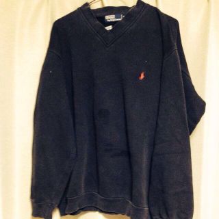 ポロラルフローレン(POLO RALPH LAUREN)のポロラルフローレン 黒スウェット(トレーナー/スウェット)