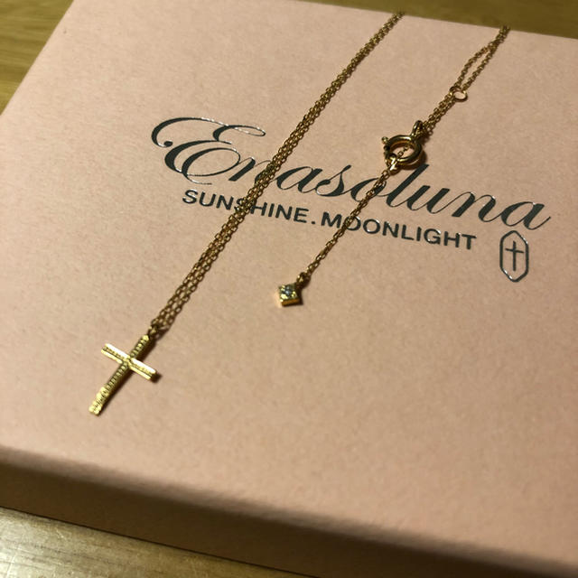 Enasoluna - enasoluna ベビー クロス ネックレスの通販 by りー Enasoluna - enasoluna ベビー クロス ネックレスの通販 by りー