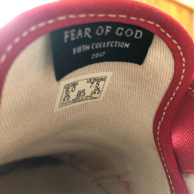 FEAR OF GOD(フィアオブゴッド)のFear of God vans slip-on 47 V DX 24.0 メンズの靴/シューズ(スニーカー)の商品写真