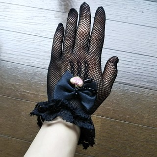 メタモルフォーゼタンドゥフィーユ(metamorphose temps de fille)のメタモルフォーゼ 黒手袋(手袋)