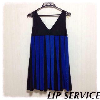 リップサービス(LIP SERVICE)の再値下げ！美品⭐️ワンピース(ひざ丈ワンピース)