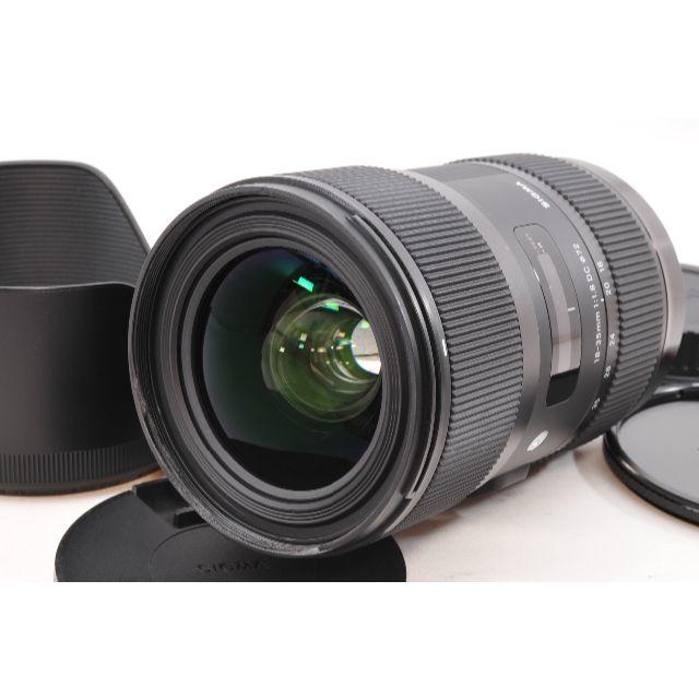 SIGMA(シグマ)の【少し訳あり】SIGMA 18-35mm F1.8 DC HSM【Canon用】 スマホ/家電/カメラのカメラ(レンズ(ズーム))の商品写真