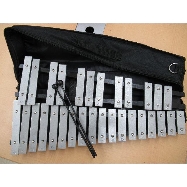 Enhong 折り畳み 卓上 鉄琴 30音 マレット2本 収納ケース付 楽器の打楽器(鉄琴)の商品写真