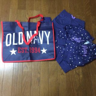 オールドネイビー(Old Navy)のフード、エコバック付★スエット上下★(その他)