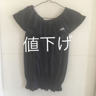 レピピアルマリオ(repipi armario)の☆値下げ 美品 REPIPIフリルカットソー(カットソー(半袖/袖なし))