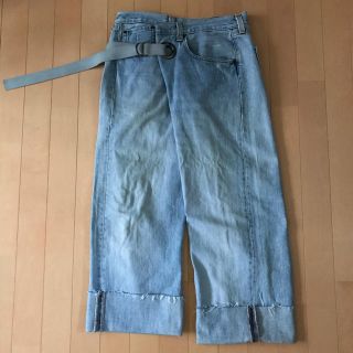 nve tokki ラップデニムパンツの通販 by おまめ's shop|ラクマ