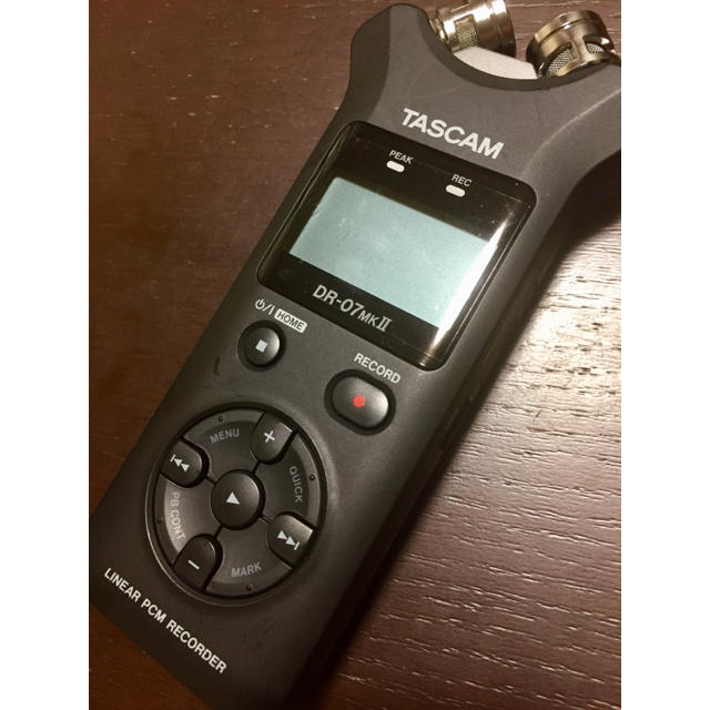 TASCAM DR-07MKⅡ リニアPCMレコーダーの通販 by cohead's shop｜ラクマ