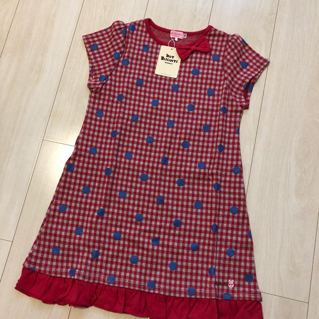 HOT BISCUITS(ホットビスケッツ)のホットビスケッツワンピース☆ キッズ/ベビー/マタニティのキッズ服女の子用(90cm~)(ワンピース)の商品写真