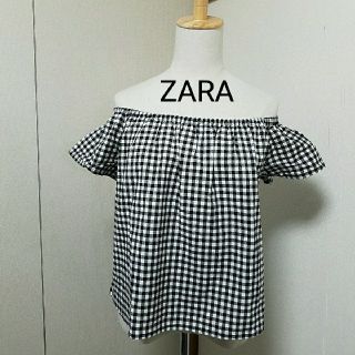 ザラ(ZARA)のZARA ギンガムチェック(カットソー(半袖/袖なし))