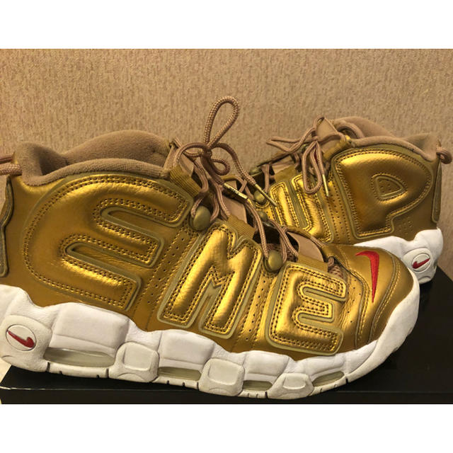 Supreme(シュプリーム)のSupreme more up tempo gold メンズの靴/シューズ(スニーカー)の商品写真