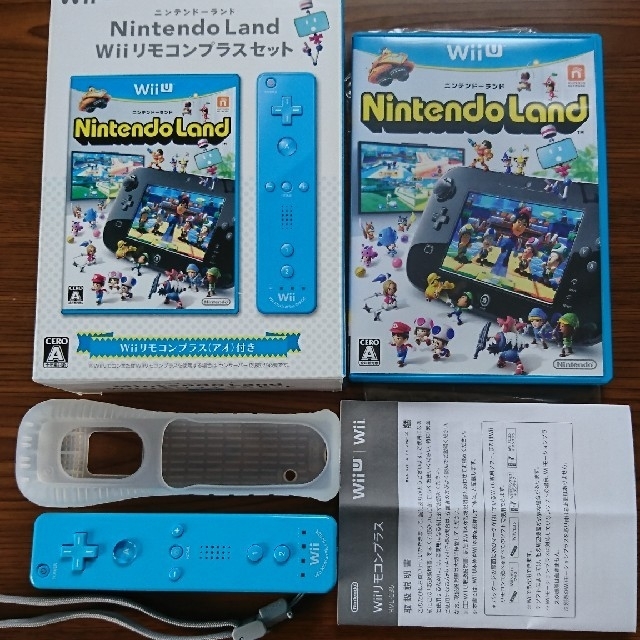 任天堂(ニンテンドウ)のNintendo Land Wii リモコンプラス(ブルー) エンタメ/ホビーのゲームソフト/ゲーム機本体(その他)の商品写真