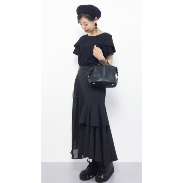 Ameri VINTAGE(アメリヴィンテージ)のMERMAID ASYMMETORY FLARE SKIRT ぱぐたん様専用 レディースのスカート(ロングスカート)の商品写真