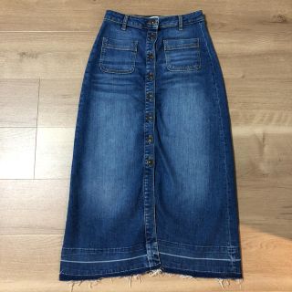 ザラ(ZARA)のZARA デニムスカート(ロングスカート)