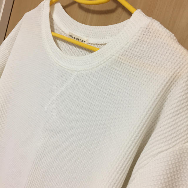 NICE CLAUP(ナイスクラップ)の[新品]ナイスクラップ ロングTシャツ サーマル 白 LEPSIM ニコアンド レディースのトップス(Tシャツ(半袖/袖なし))の商品写真