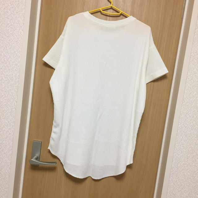 NICE CLAUP(ナイスクラップ)の[新品]ナイスクラップ ロングTシャツ サーマル 白 LEPSIM ニコアンド レディースのトップス(Tシャツ(半袖/袖なし))の商品写真