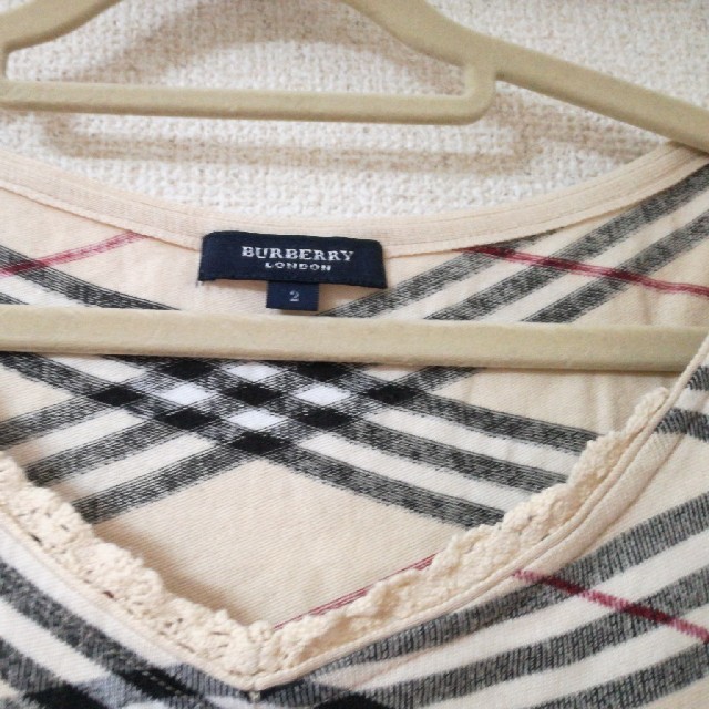 BURBERRY(バーバリー)のバーバリー✽サマーニット レディースのトップス(カットソー(半袖/袖なし))の商品写真