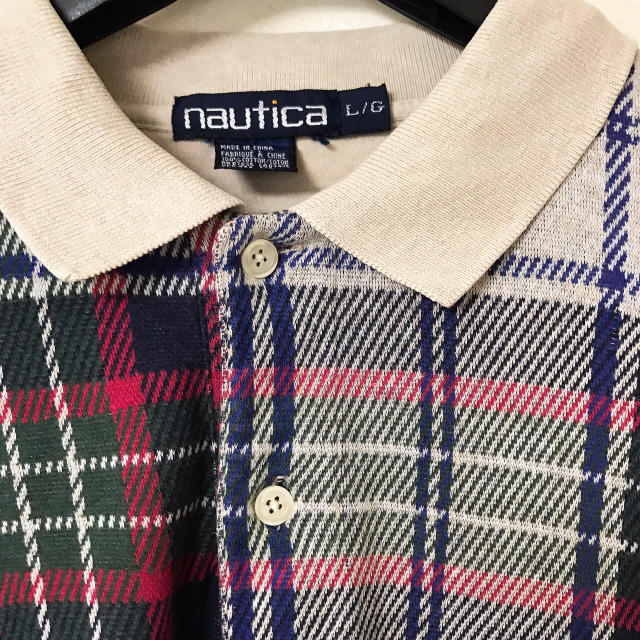 NAUTICA(ノーティカ)のnautica  ポロシャツ ノバチェック風 メンズのトップス(ポロシャツ)の商品写真