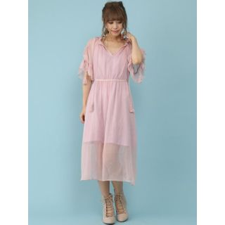 ハニーサロン(Honey Salon)のハニーサロン♡楊柳ワンピース♡インナー付き(ひざ丈ワンピース)