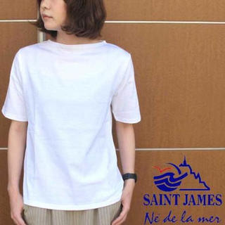 セントジェームス(SAINT JAMES)のセントジェームス  半袖  ホワイト(Tシャツ(半袖/袖なし))