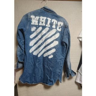 オフホワイト(OFF-WHITE)のオフホワイト デニムジャケット(Gジャン/デニムジャケット)