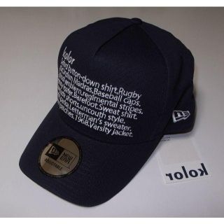 カラー(kolor)のkolor × new era■CAP キャップ navy(キャップ)