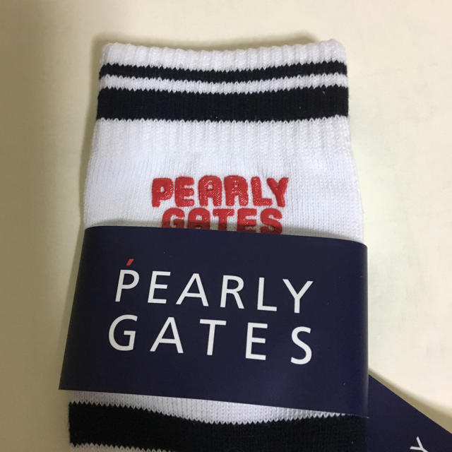 PEARLY GATES(パーリーゲイツ)のパーリーゲイツソックス‼️ スポーツ/アウトドアのゴルフ(その他)の商品写真