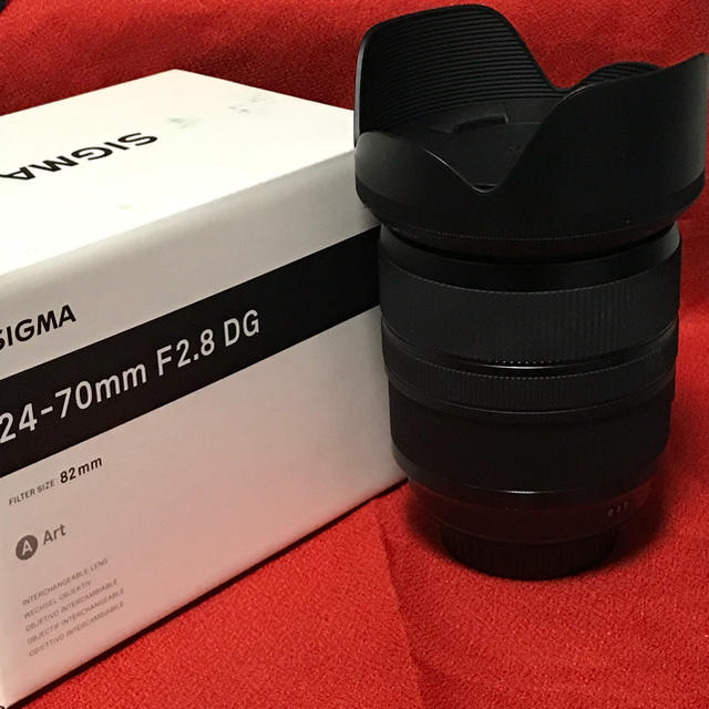 SIGMA(シグマ)のSIGMA 24-70mm f2.8 DG OS HSM(Canonマウント) スマホ/家電/カメラのカメラ(レンズ(ズーム))の商品写真