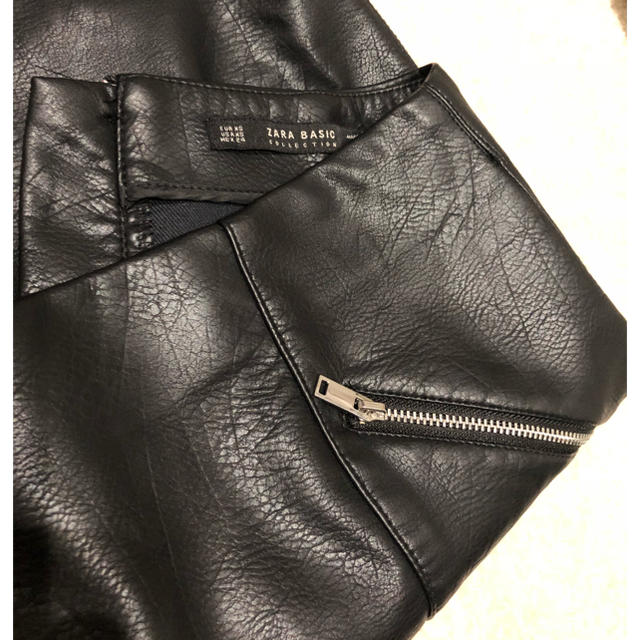 ZARA(ザラ)のzara レザースカート レディースのスカート(ひざ丈スカート)の商品写真