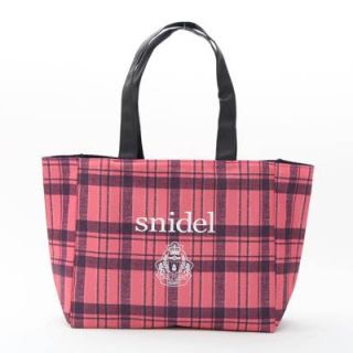 スナイデル(SNIDEL)の non-no snidel チェック柄 トートバッグ 付録(トートバッグ)