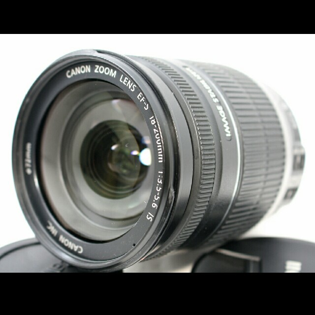新品級 Canon キャノン EF-S 18-200mm IS 近望遠レンズ♪のサムネイル