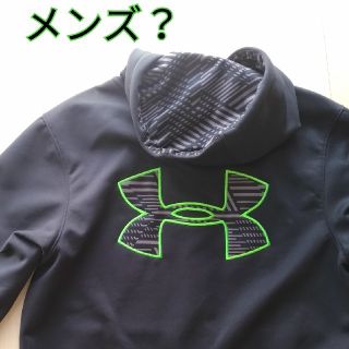 アンダーアーマー(UNDER ARMOUR)のアンダーアーマー storm ビッグロゴ 幾何学模様 ジップアップフードパーカー(パーカー)