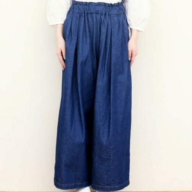 Dot&Stripes CHILDWOMAN(ドットアンドストライプスチャイルドウーマン)の(プロフ参照)ドットアンドストライプス　ワイドデニムパンツ レディースのパンツ(デニム/ジーンズ)の商品写真