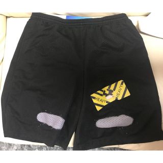 オフホワイト(OFF-WHITE)の【本日掲載終了、値下げ！】off white ハーフパンツ メッシュ M(ショートパンツ)