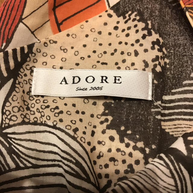 ADORE(アドーア)のADORE ペイズリーワンピース レディースのワンピース(ミニワンピース)の商品写真