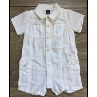 ベビーギャップ(babyGAP)のbaby GAPのデニムの半袖カバーオール(カバーオール)